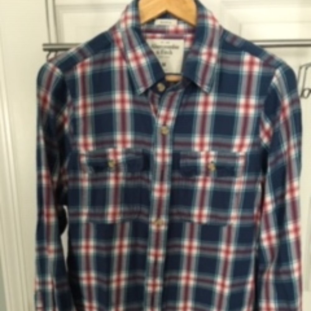 Men's Abercrombie & Fitch Plaid Button Down Shirt